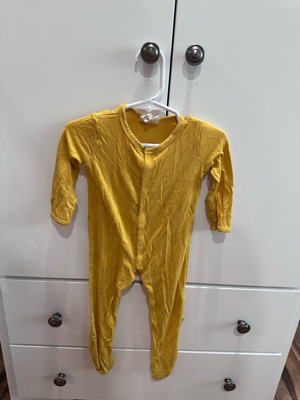 Kyte BABY Mustard Yellow Footed One-Piece Pajama
